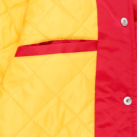 MITCHELL &amp; NESS Giubbotto Bomber Uomo Nba Heavyweight Satin Jacket Houroc Original Team Colors da uomo
