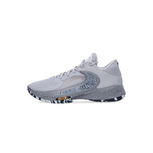 NIKE NBA Scarpa Alta Uomo Zoom Freak 4 Wolf Grey/white/cool Grey/black da uomo