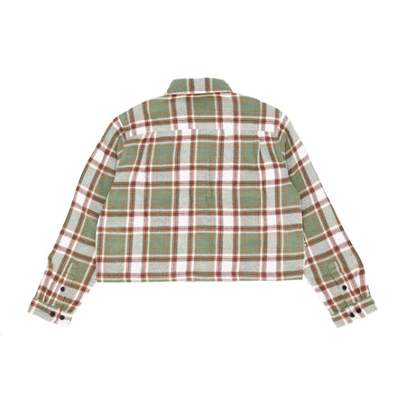 OBEY Camicia Manica Lunga Donna Pia Flannel Shirt L/s Loden Frost Multi da donna