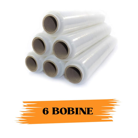 EcoPrice Estensibile Imbal Trasp D3.5cm 50cmx185m 2.2Kg 6 Bobine
