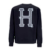HUF Felpa Girocollo Uomo Sideline Crewneck Black da uomo