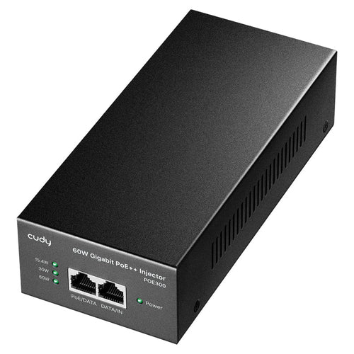 CUDY POE300 - 60W GIGABIT POE+/POE INJECTOR