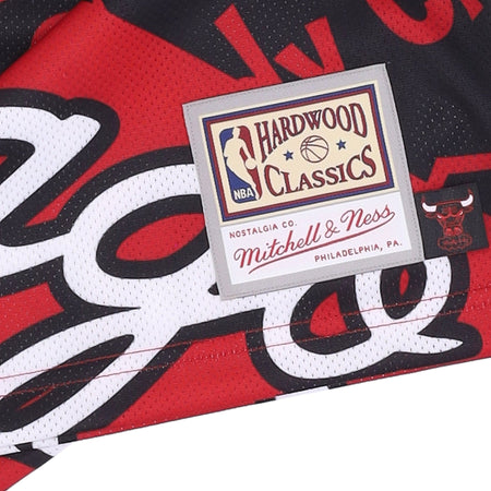 MITCHELL &amp; NESS Canotta Tipo Basket Uomo Nba Big Face Fashion Tank 5.0 Hardwood Classics Chibul Black da uomo