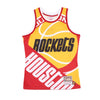 MITCHELL & NESS Canotta Tipo Basket Uomo Nba Big Face Fashion Tank 5.0 Hardwood Classics Houroc Yellow da uomo