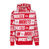 MITCHELL & NESS Felpa Cappuccio Uomo Nba Teamwrap Hoodie Hardwood Classics Houroc Red da uomo