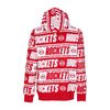 MITCHELL & NESS Felpa Cappuccio Uomo Nba Teamwrap Hoodie Hardwood Classics Houroc Red da uomo