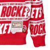 MITCHELL & NESS Felpa Cappuccio Uomo Nba Teamwrap Hoodie Hardwood Classics Houroc Red da uomo