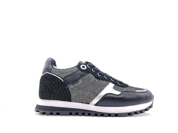 LIU JO Sneaker Donna Wonder 01 Black/ Silver
