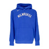 NIKE NBA Felpa Cappuccio Uomo Nba City Edition Essential Fleece Hoodie Milbuc Game Royal da uomo