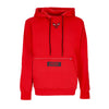 NIKE NBA Felpa Cappuccio Uomo Nba Courtside Fleece Hoodie Chibul University Red da uomo