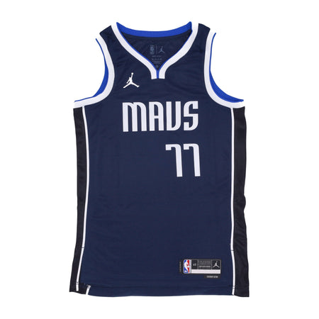 JORDAN NBA Canotta Basket Uomo Nba Statement Edition 22 Dri-fit Swingman Jersey No 77 Luka Doncic Dalmav College Navy da uomo