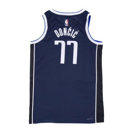 JORDAN NBA Canotta Basket Uomo Nba Statement Edition 22 Dri-fit Swingman Jersey No 77 Luka Doncic Dalmav College Navy da uomo