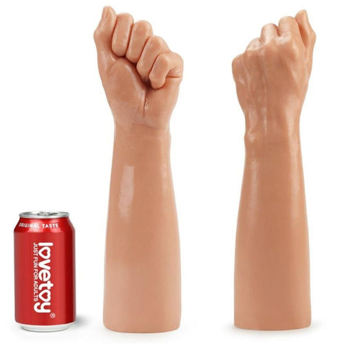 Dildo Fisting a forma di pugno chiuso DILDO BITCH FIST 12 FLESH 30 CM