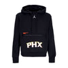 JORDAN NBA Felpa Cappuccio Uomo Nba Courtside Statement Fleece Hoodie Phosun Black da uomo