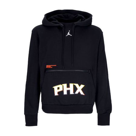 JORDAN NBA Felpa Cappuccio Uomo Nba Courtside Statement Fleece Hoodie Phosun Black da uomo