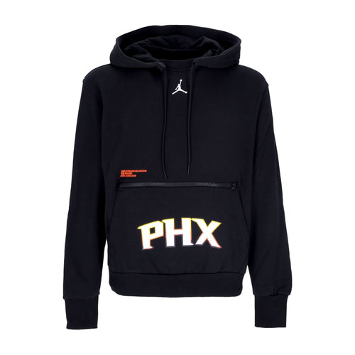 JORDAN NBA Felpa Cappuccio Uomo Nba Courtside Statement Fleece Hoodie Phosun Black da uomo