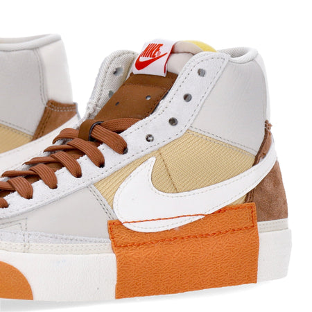 Nike Scarpa Alta Uomo Blazer Mid Pro Club Light Bone/sail/sesame/pecan da uomo