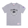 MITCHELL & NESS Maglietta Uomo Nfl Team Origins Top Oakrai Grey Heather da uomo