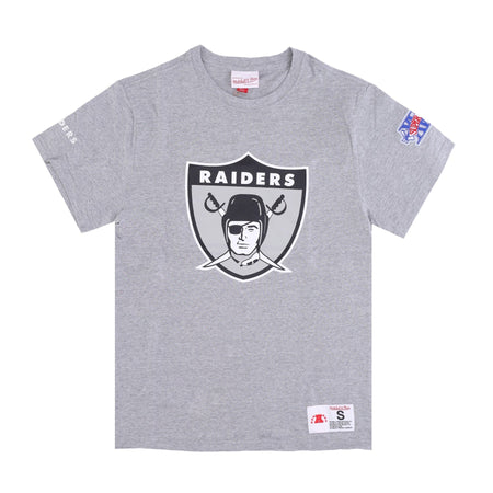 MITCHELL &amp; NESS Maglietta Uomo Nfl Team Origins Top Oakrai Grey Heather da uomo