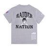 MITCHELL & NESS Maglietta Uomo Nfl Team Origins Top Oakrai Grey Heather da uomo