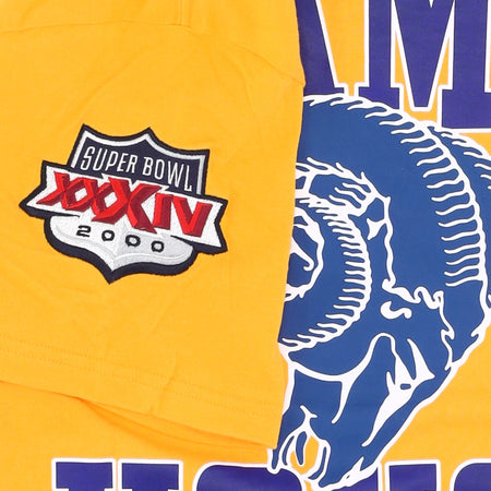 MITCHELL &amp; NESS Maglietta Uomo Nfl Team Origins Top Losram Gold da uomo