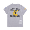 MITCHELL & NESS Maglietta Uomo Nfl Team Origins Top Pitste Grey Heather da uomo