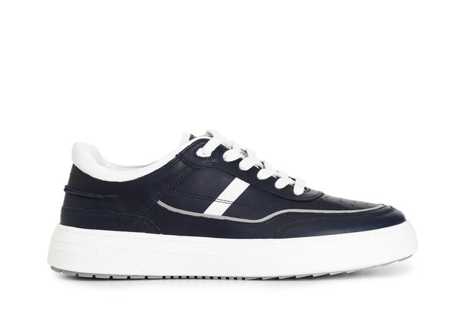 SNEAKERS UOMO IN PELLE SUOLA A CASSETTA