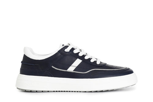 SNEAKERS UOMO IN PELLE SUOLA A CASSETTA