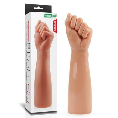 Dildo Fisting a forma di pugno chiuso DILDO BITCH FIST 12" FLESH 30 CM