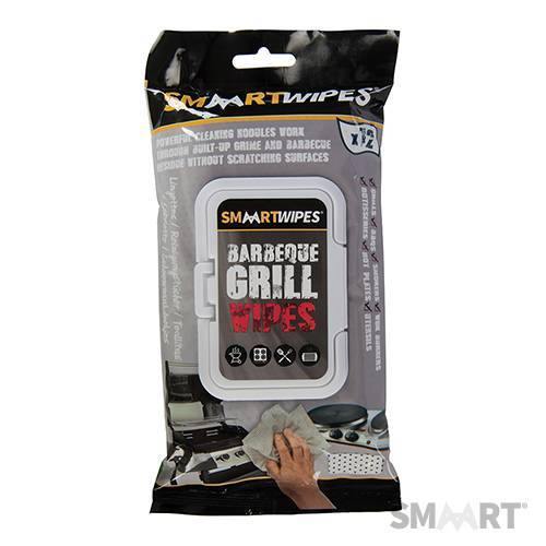 Salviette sgrassanti per la pulizia di griglie tostiere barbecue 12 p.zi Smaart Wipes