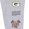 MITCHELL & NESS Pantalone Tuta Felpato Uomo Nfl Team Origins Fleece Pant Grepac Grey Heather da uomo