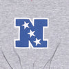 MITCHELL & NESS Pantalone Tuta Felpato Uomo Nfl Team Origins Fleece Pant Grepac Grey Heather da uomo