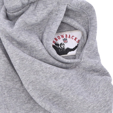 MITCHELL &amp; NESS Pantalone Tuta Felpato Uomo Nfl Team Origins Fleece Pant Grepac Grey Heather da uomo
