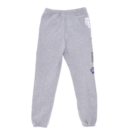 MITCHELL &amp; NESS Pantalone Tuta Felpato Uomo Nfl Team Origins Fleece Pant Oakrai Grey Heather da uomo