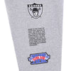MITCHELL & NESS Pantalone Tuta Felpato Uomo Nfl Team Origins Fleece Pant Oakrai Grey Heather da uomo