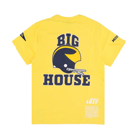 MITCHELL &amp; NESS Maglietta Uomo Ncaa Team Origins Top Micwol Yellow da uomo