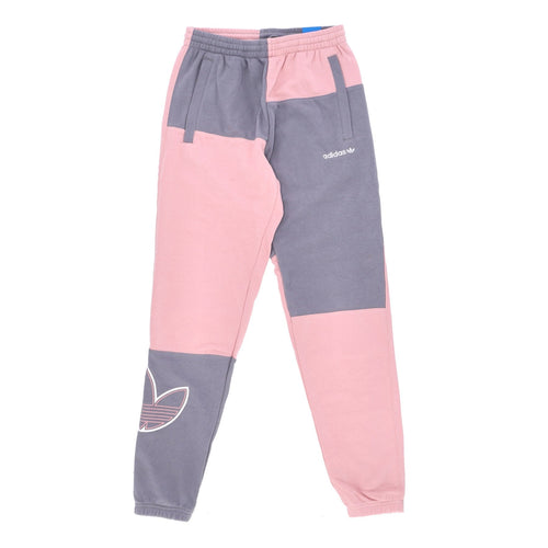 Adidas Pantalone Tuta Leggero Uomo Split Trefoil Pant Grey Three/wonder Mauve da uomo