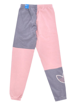 Adidas Pantalone Tuta Leggero Uomo Split Trefoil Pant Grey Three/wonder Mauve da uomo