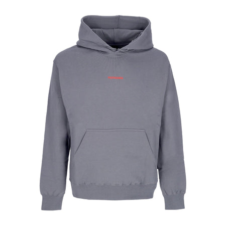 PROPAGANDA Felpa Cappuccio Uomo Ribs Hoodie Grey da uomo