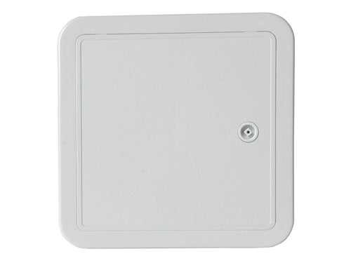 Sportello portello porta in ABS grigio L 215 x H 215 x P 22mm per ispezione