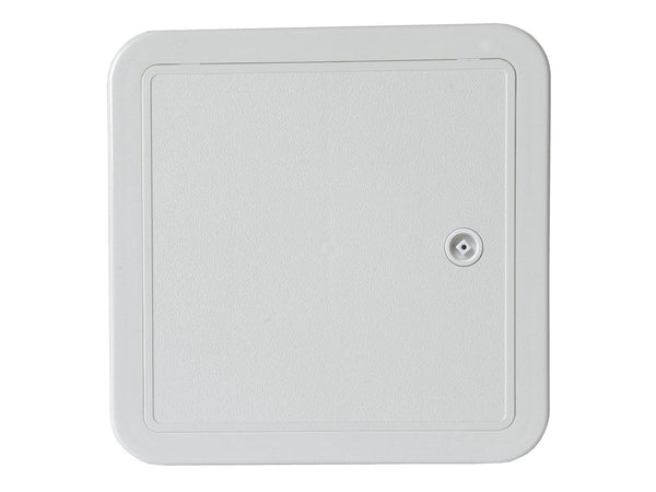 Sportello portello porta in ABS grigio L 215 x H 215 x P 22mm per ispezione