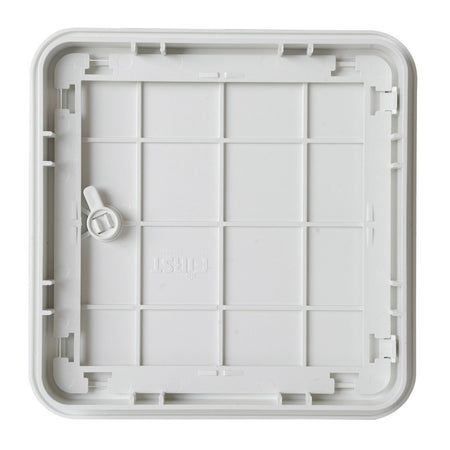 Sportello portello porta in ABS grigio L 215 x H 215 x P 22mm per ispezione