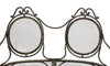 Biscottini Panchina Liberty in ferro battuto L120XPR60XH103 cm