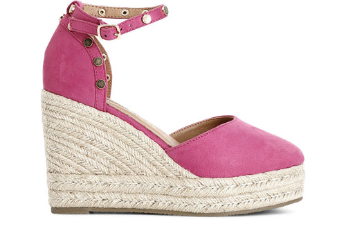 DÉCOLLETÉ IN TESSUTO CON BORCHIE SU ZEPPA CORDA