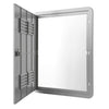 Sportello portello porta per gas in ABS bianco L 335 x H 435 x P 22mm per ispezione