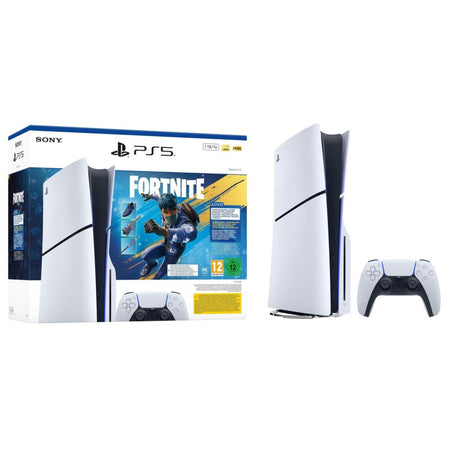 CONSOLE SONY PS5 STANDARD EDITION SLIM 1TB BUNDLE FORTNITE FLOWERING CHAOS