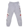 MITCHELL & NESS Pantalone Tuta Felpato Uomo Nba Team Origins Fleece Pant Hardwood Classics Miahea Grey Heather da uomo