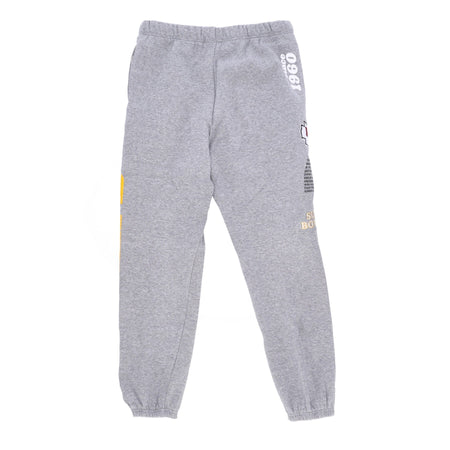 MITCHELL &amp; NESS Pantalone Tuta Felpato Uomo Nfl Team Origins Fleece Pant Kanchi Grey Heather da uomo
