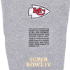 MITCHELL & NESS Pantalone Tuta Felpato Uomo Nfl Team Origins Fleece Pant Kanchi Grey Heather da uomo
