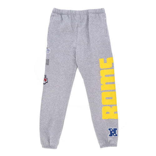 MITCHELL & NESS Pantalone Tuta Felpato Uomo Nfl Team Origins Fleece Pant Losram Grey Heather da uomo
